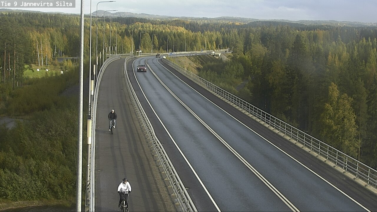 Weather Camera Image Road 9 Kuopio, Jännevirran silta, Kuopio, Pohjois-Savo