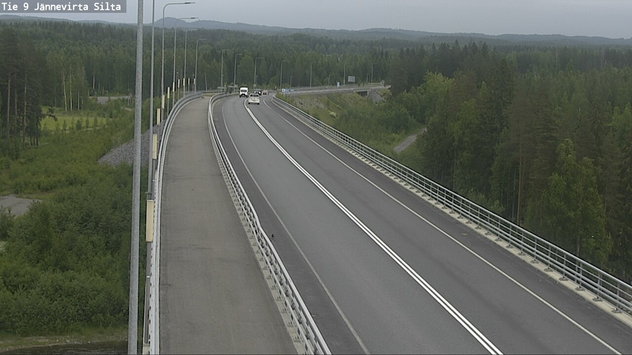 Kelikamerat Kuva Tie 9 Kuopio, Jännevirran silta, Kuopio, Pohjois-Savo