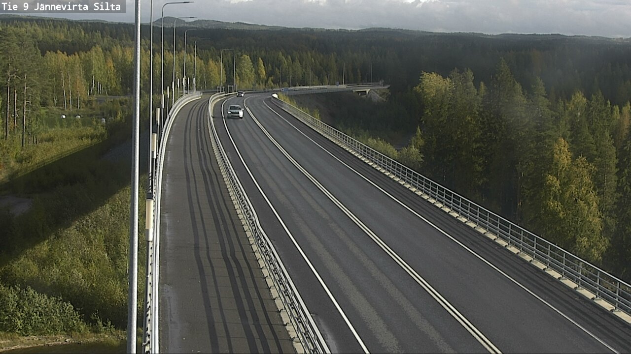 Weather Camera Image Road 9 Kuopio, Jännevirran silta, Kuopio, Pohjois-Savo