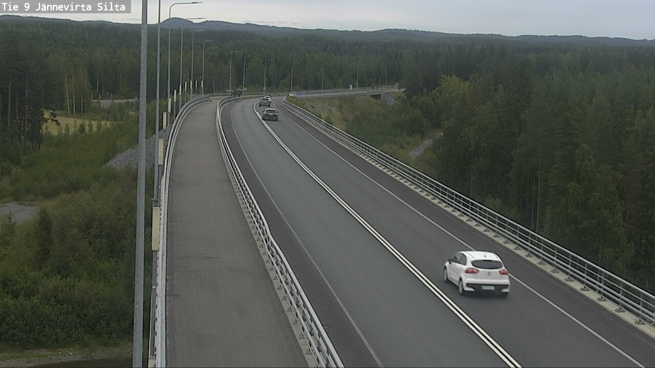 Weather Camera Image Road 9 Kuopio, Jännevirran silta, Kuopio, Pohjois-Savo