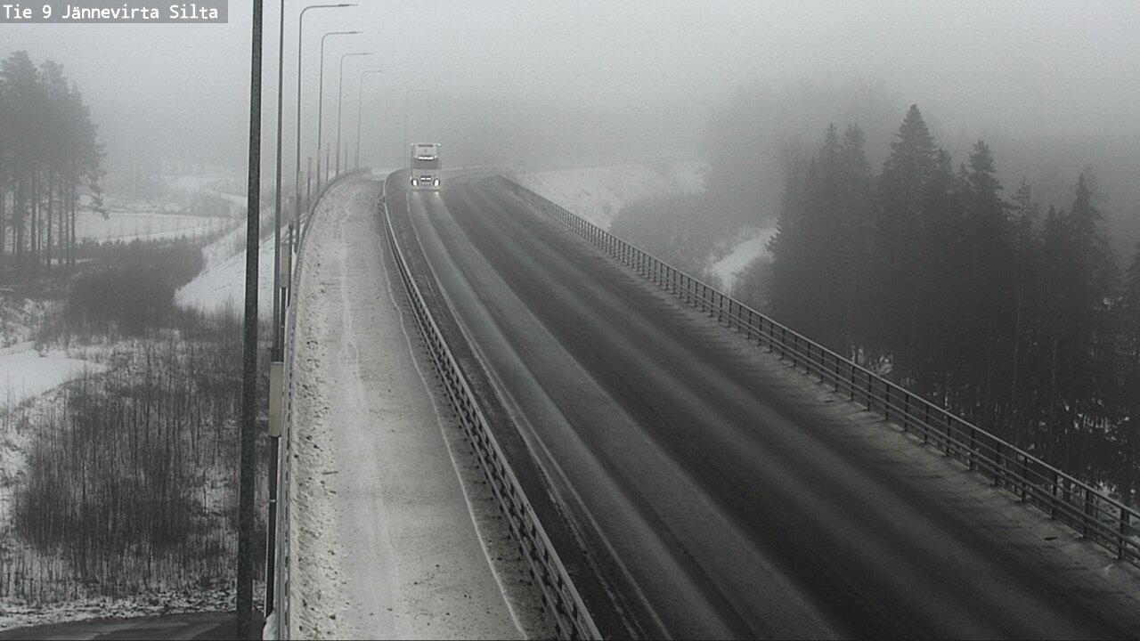 Weather Camera Image Road 9 Kuopio, Jännevirran silta, Kuopio, Pohjois-Savo
