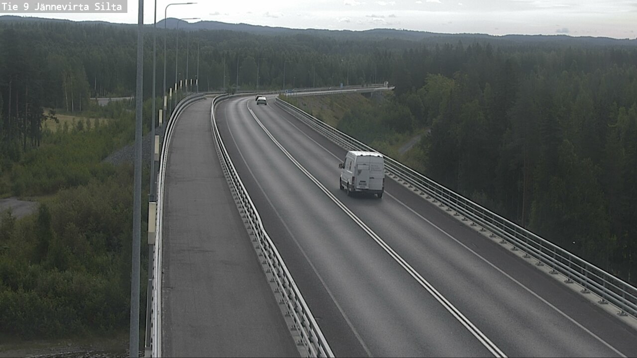 Weather Camera Image Road 9 Kuopio, Jännevirran silta, Kuopio, Pohjois-Savo