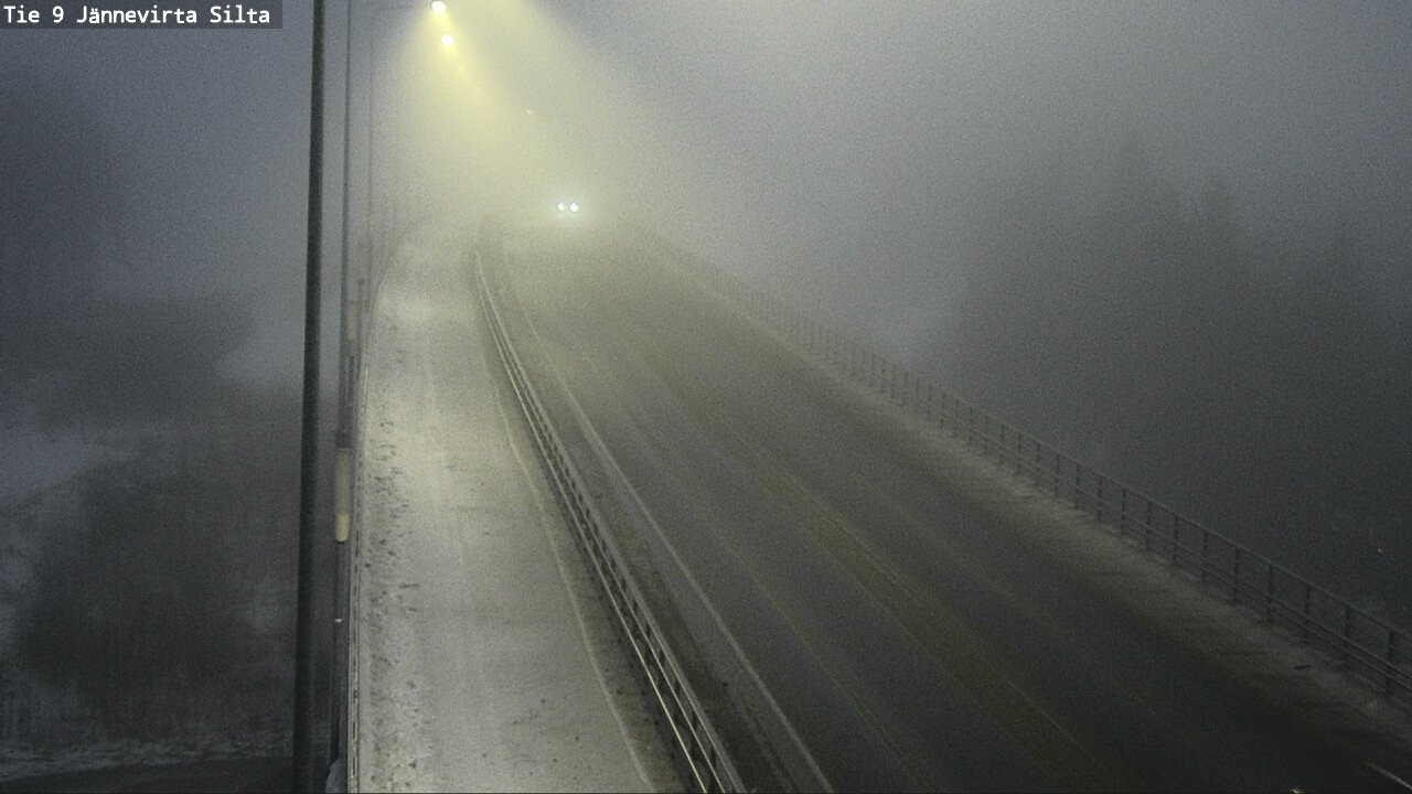 Weather Camera Image Road 9 Kuopio, Jännevirran silta, Kuopio, Pohjois-Savo