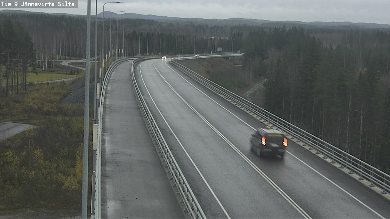 Weather Camera Image Väg 9 Kuopio, Jännevirran silta, Kuopio, Pohjois-Savo