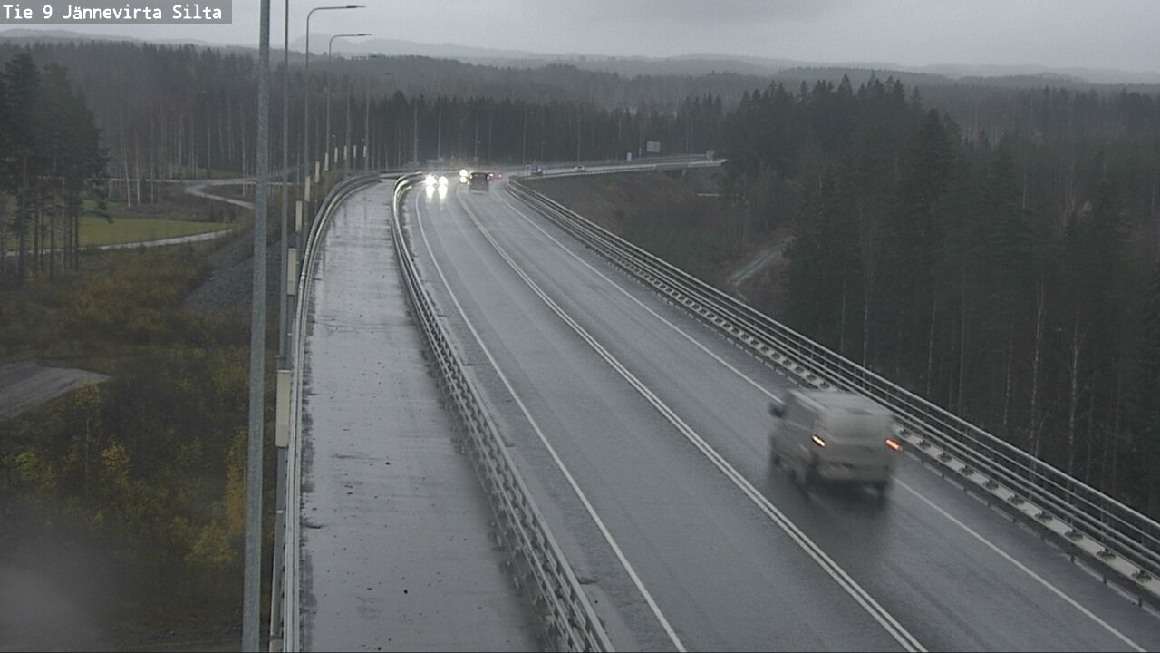Weather Camera Image Väg 9 Kuopio, Jännevirran silta, Kuopio, Pohjois-Savo