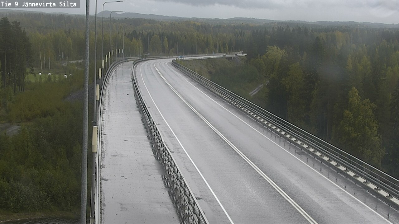 Weather Camera Image Road 9 Kuopio, Jännevirran silta, Kuopio, Pohjois-Savo