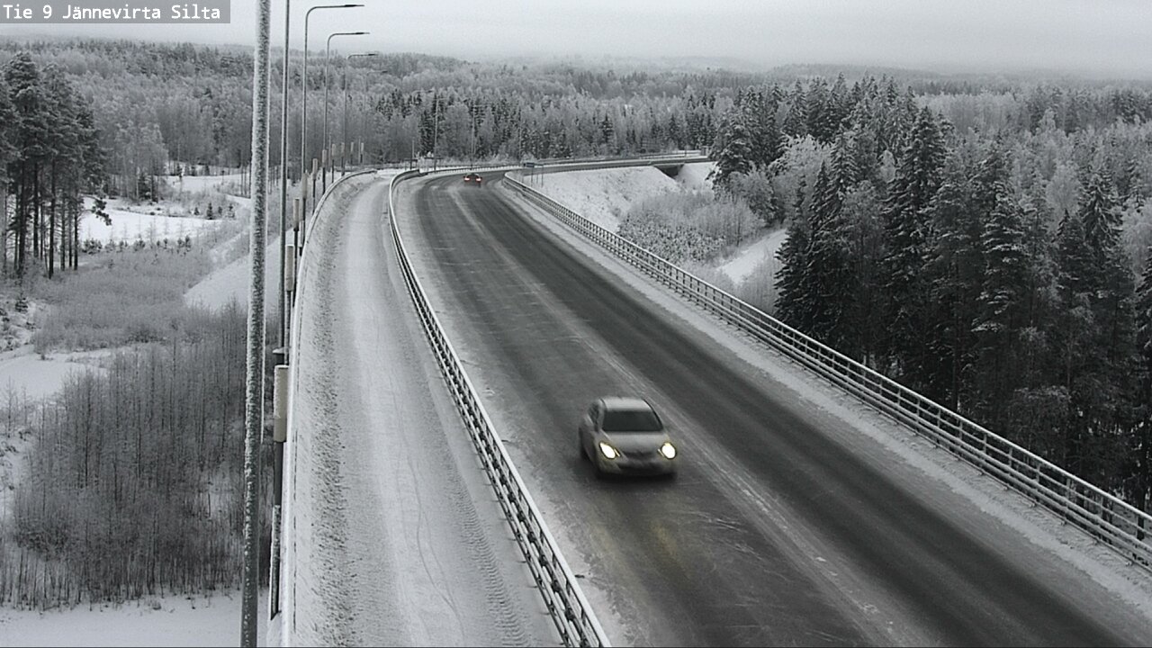 Weather Camera Image Väg 9 Kuopio, Jännevirran silta, Kuopio, Pohjois-Savo