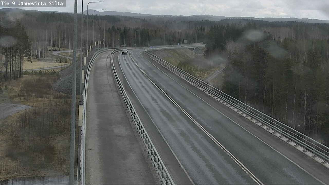 Weather Camera Image Väg 9 Kuopio, Jännevirran silta, Kuopio, Pohjois-Savo