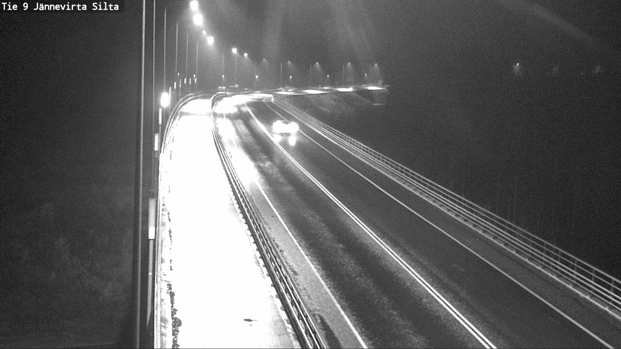 Weather Camera Image Road 9 Kuopio, Jännevirran silta, Kuopio, Pohjois-Savo