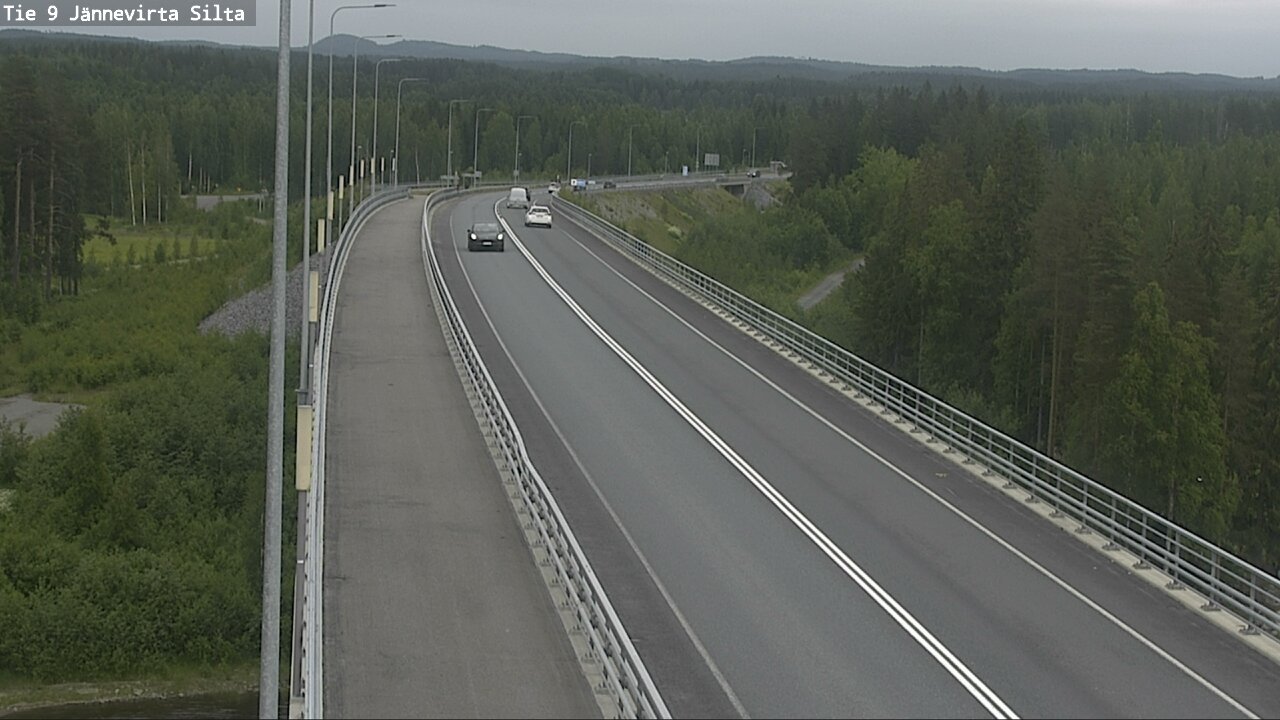 Kelikamerat Kuva Tie 9 Kuopio, Jännevirran silta, Kuopio, Pohjois-Savo