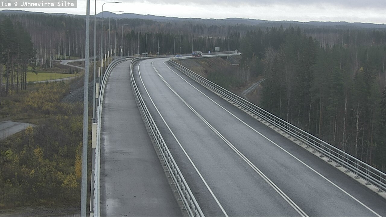 Weather Camera Image Väg 9 Kuopio, Jännevirran silta, Kuopio, Pohjois-Savo