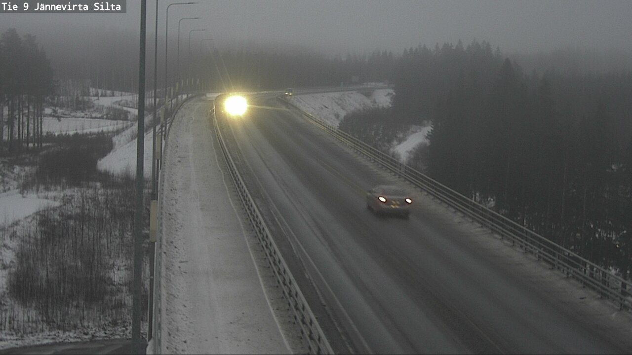 Weather Camera Image Road 9 Kuopio, Jännevirran silta, Kuopio, Pohjois-Savo