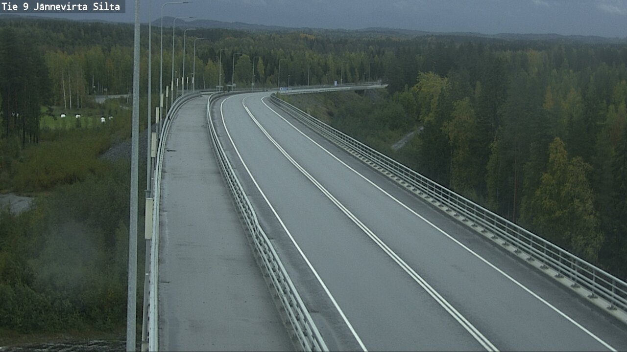 Weather Camera Image Road 9 Kuopio, Jännevirran silta, Kuopio, Pohjois-Savo