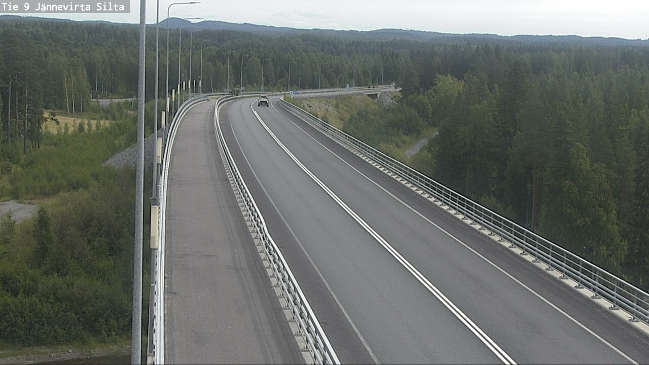 Weather Camera Image Road 9 Kuopio, Jännevirran silta, Kuopio, Pohjois-Savo