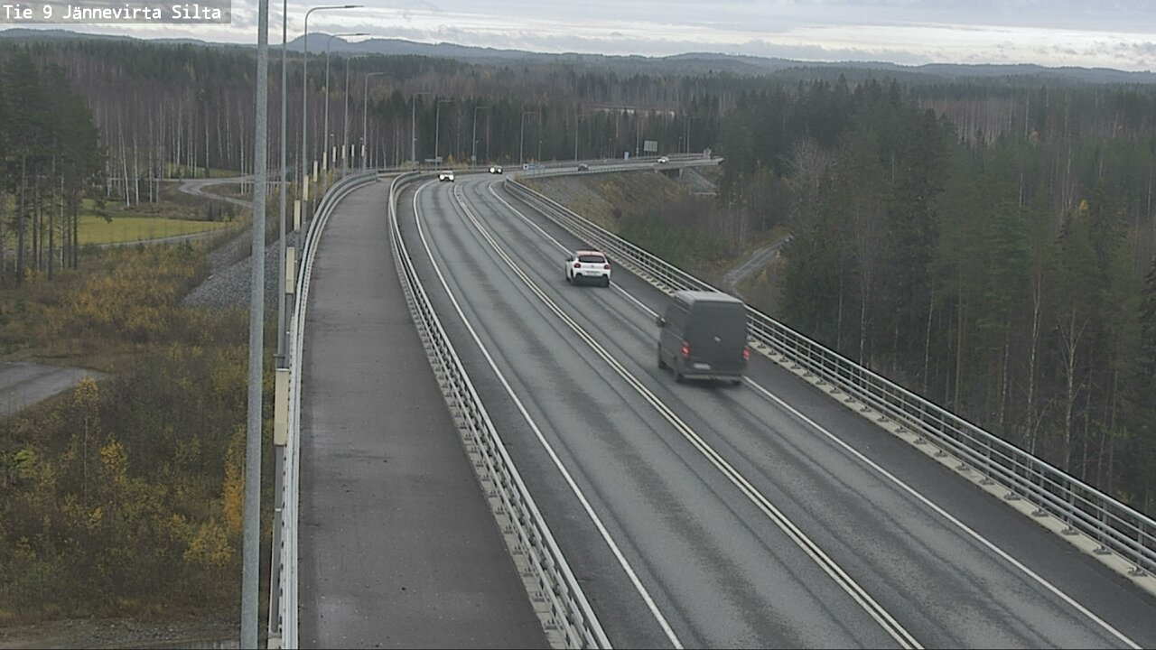 Weather Camera Image Väg 9 Kuopio, Jännevirran silta, Kuopio, Pohjois-Savo