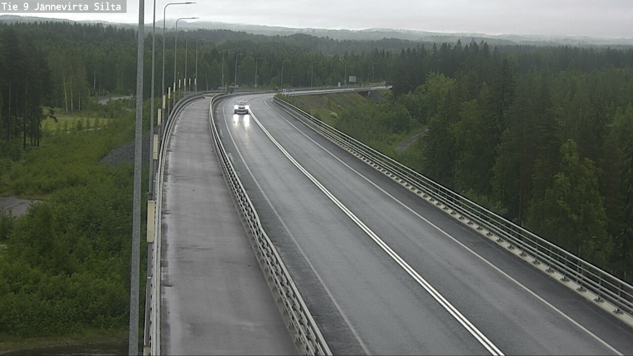 Weather Camera Image Road 9 Kuopio, Jännevirran silta, Kuopio, Pohjois-Savo