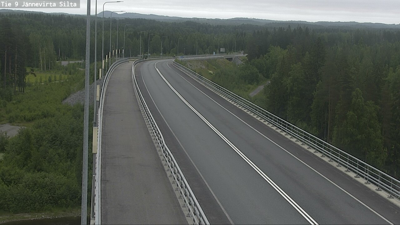 Kelikamerat Kuva Tie 9 Kuopio, Jännevirran silta, Kuopio, Pohjois-Savo