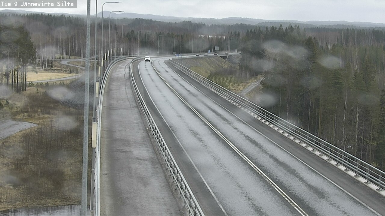 Weather Camera Image Road 9 Kuopio, Jännevirran silta, Kuopio, Pohjois-Savo