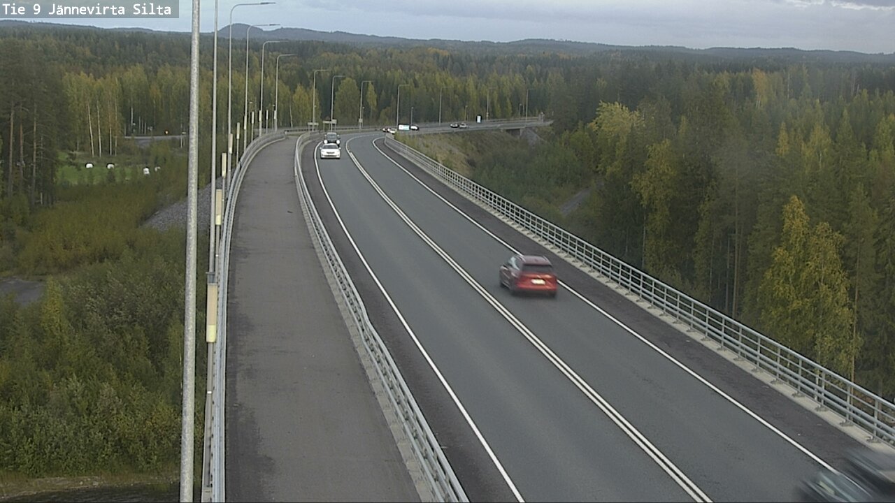 Weather Camera Image Road 9 Kuopio, Jännevirran silta, Kuopio, Pohjois-Savo