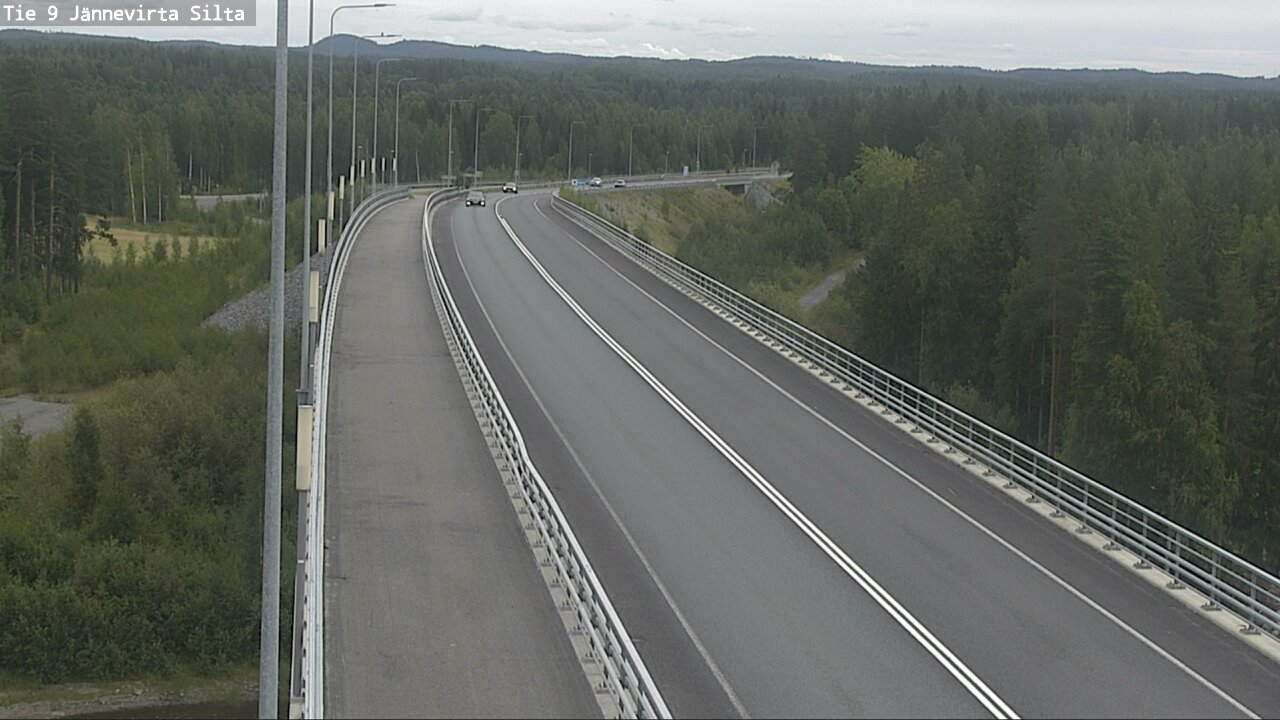 Weather Camera Image Road 9 Kuopio, Jännevirran silta, Kuopio, Pohjois-Savo