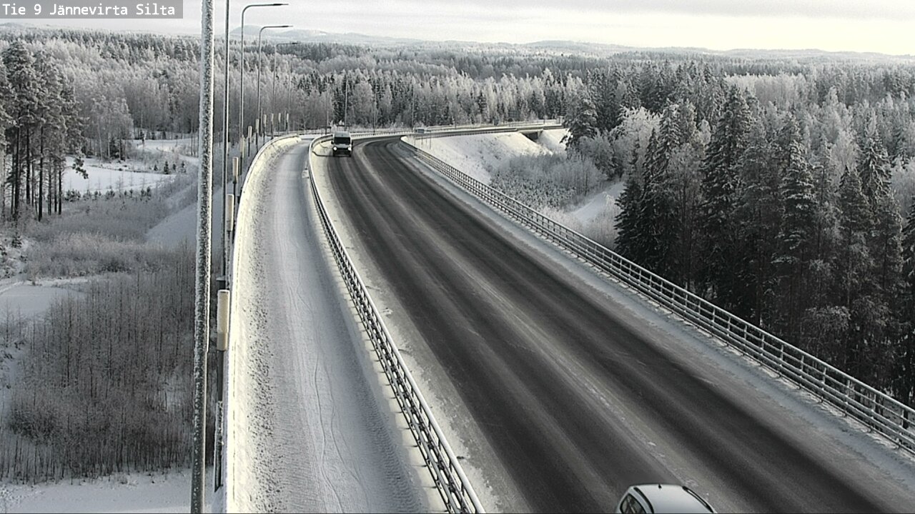 Weather Camera Image Väg 9 Kuopio, Jännevirran silta, Kuopio, Pohjois-Savo