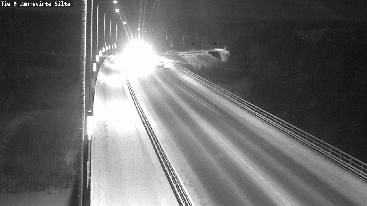 Weather Camera Image Väg 9 Kuopio, Jännevirran silta, Kuopio, Pohjois-Savo