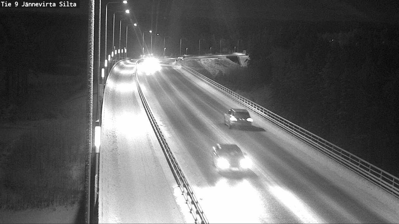 Weather Camera Image Väg 9 Kuopio, Jännevirran silta, Kuopio, Pohjois-Savo