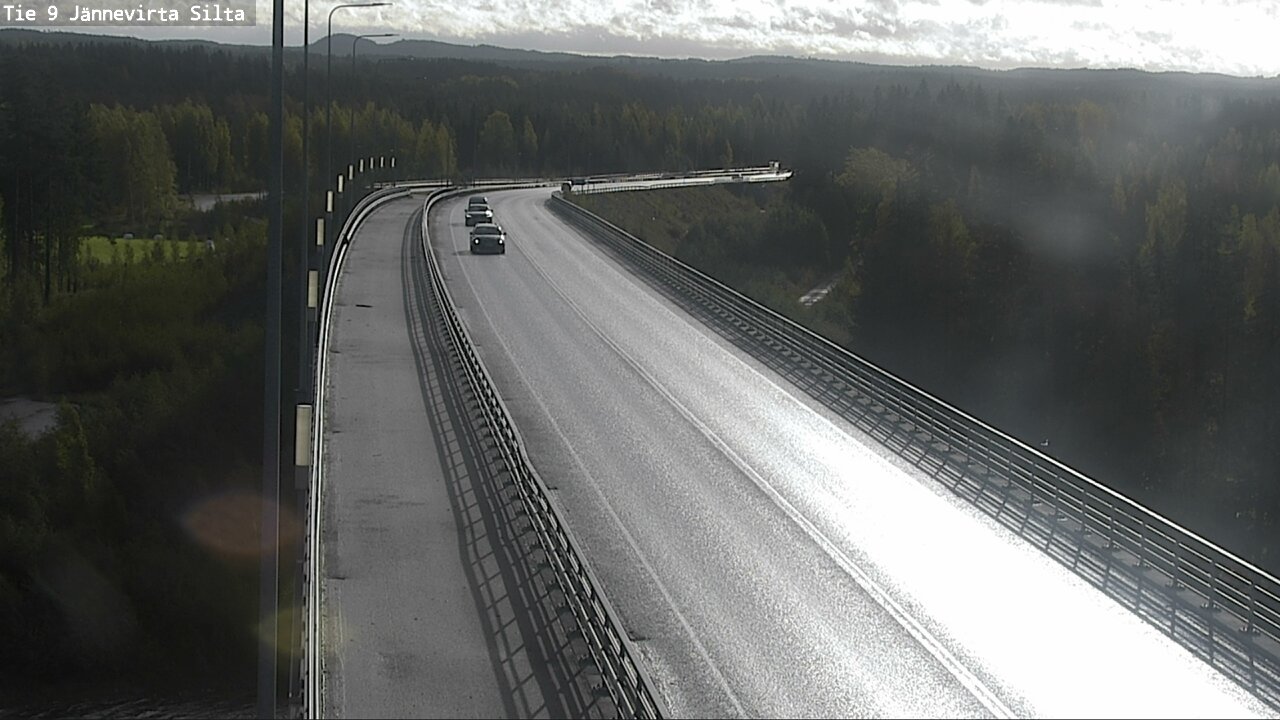 Weather Camera Image Road 9 Kuopio, Jännevirran silta, Kuopio, Pohjois-Savo
