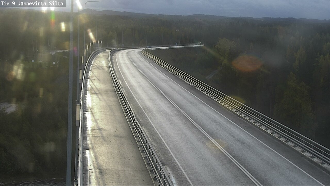 Weather Camera Image Road 9 Kuopio, Jännevirran silta, Kuopio, Pohjois-Savo
