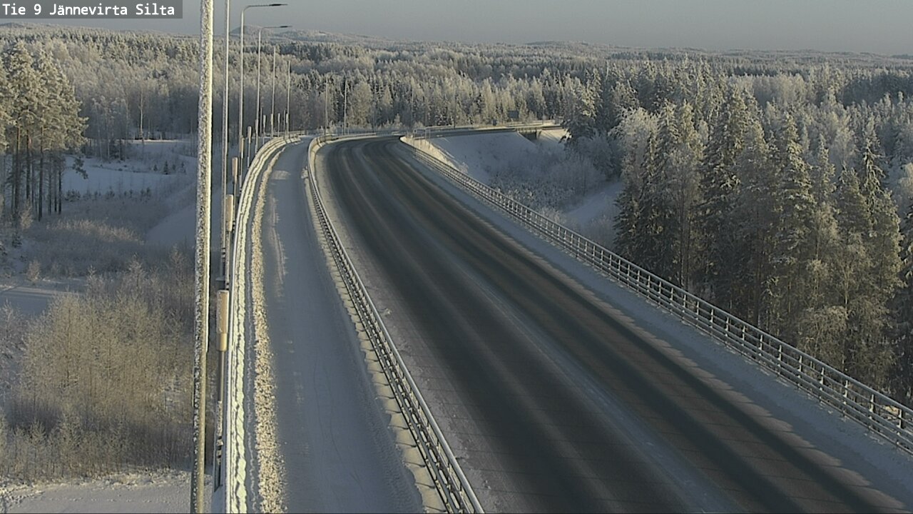 Weather Camera Image Väg 9 Kuopio, Jännevirran silta, Kuopio, Pohjois-Savo