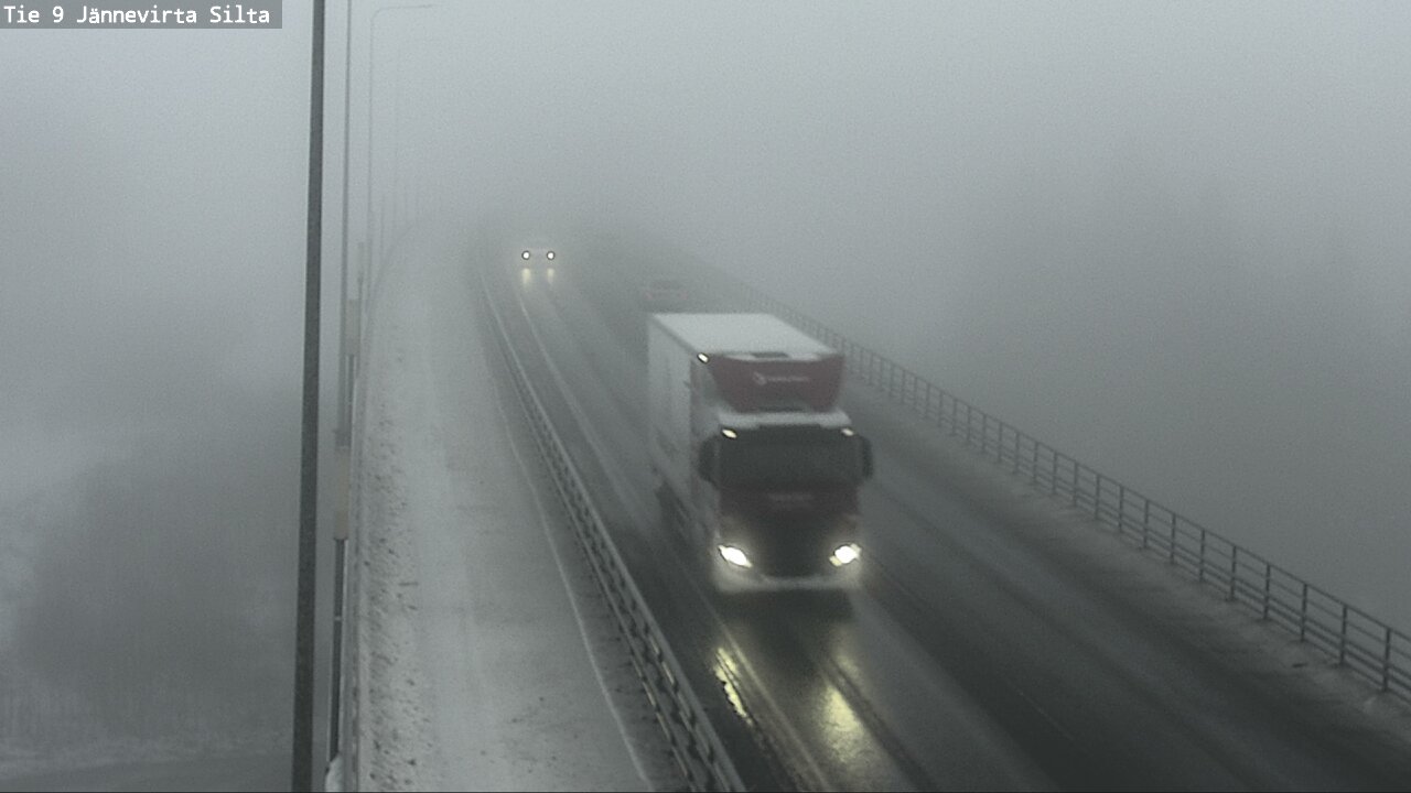 Weather Camera Image Road 9 Kuopio, Jännevirran silta, Kuopio, Pohjois-Savo