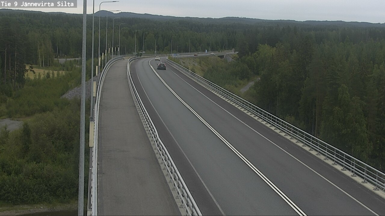 Weather Camera Image Road 9 Kuopio, Jännevirran silta, Kuopio, Pohjois-Savo