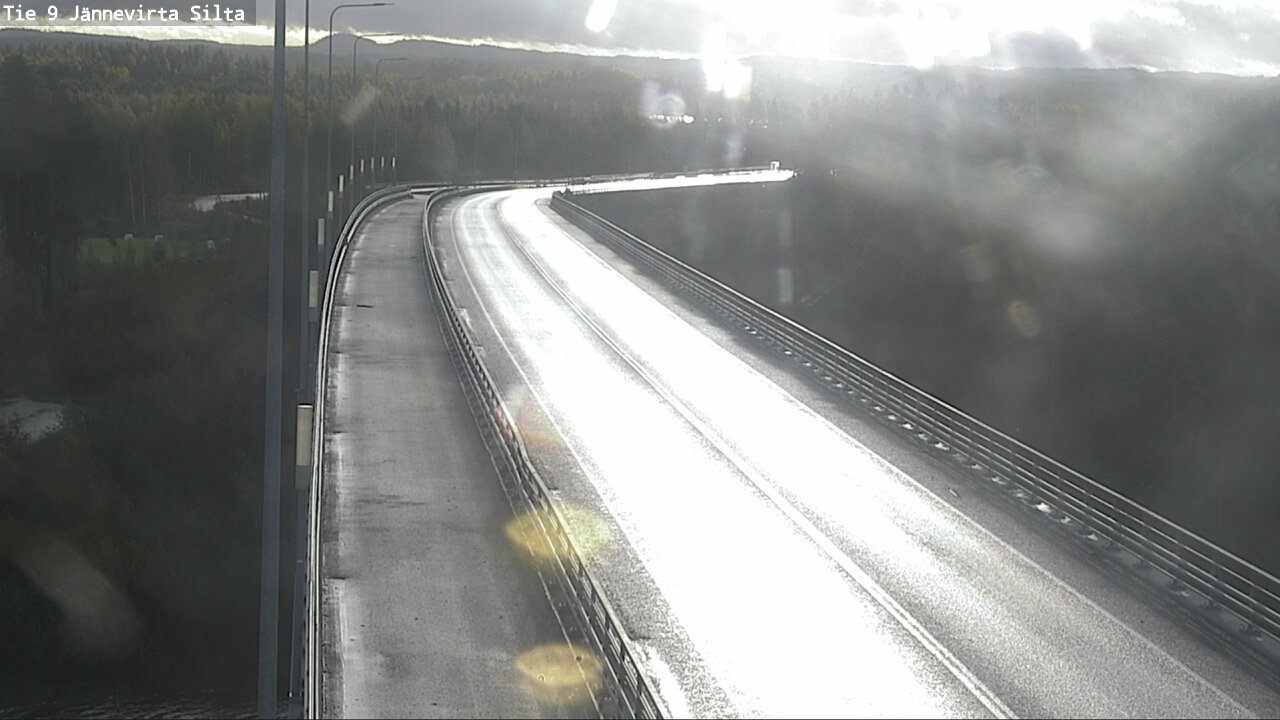 Weather Camera Image Road 9 Kuopio, Jännevirran silta, Kuopio, Pohjois-Savo