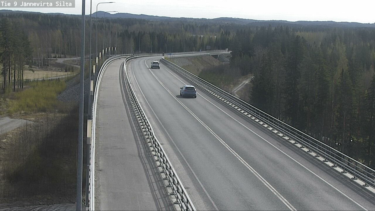 Weather Camera Image Road 9 Kuopio, Jännevirran silta, Kuopio, Pohjois-Savo
