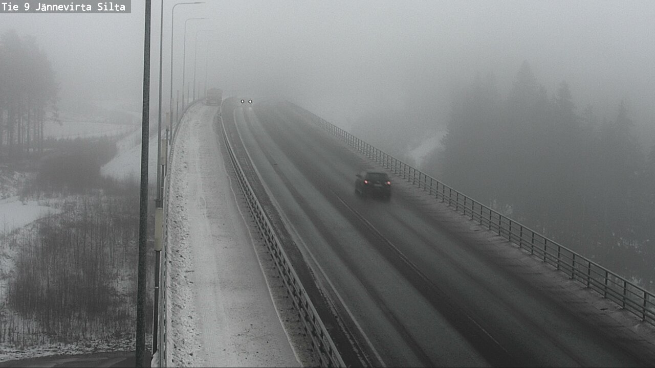 Weather Camera Image Road 9 Kuopio, Jännevirran silta, Kuopio, Pohjois-Savo
