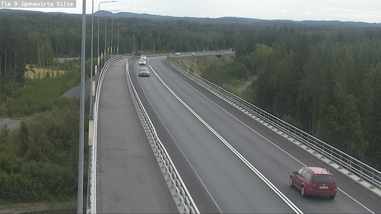 Weather Camera Image Road 9 Kuopio, Jännevirran silta, Kuopio, Pohjois-Savo