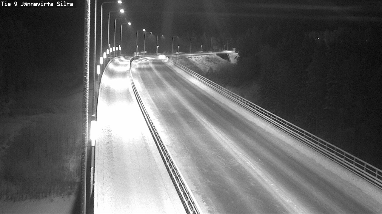 Weather Camera Image Väg 9 Kuopio, Jännevirran silta, Kuopio, Pohjois-Savo