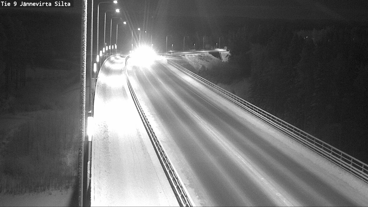 Weather Camera Image Väg 9 Kuopio, Jännevirran silta, Kuopio, Pohjois-Savo