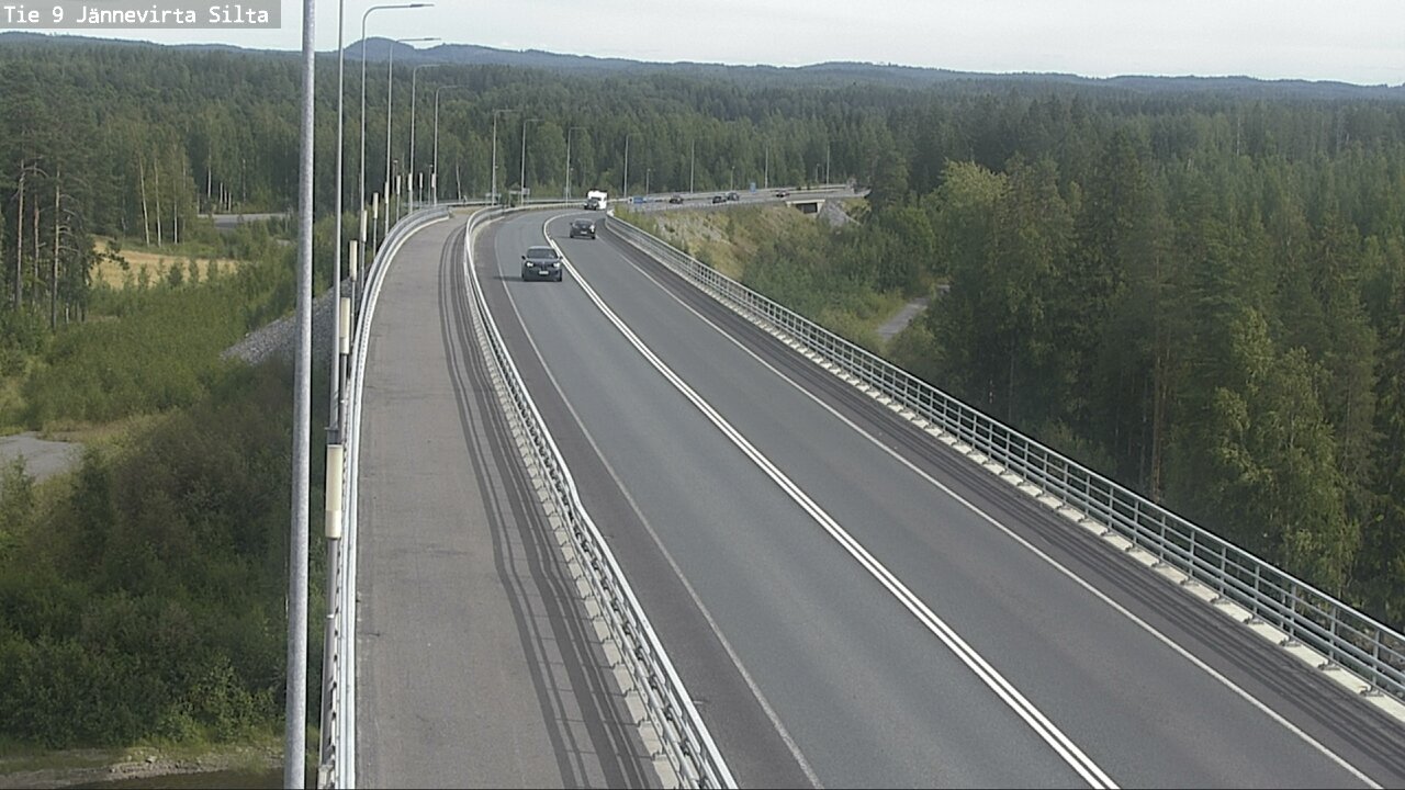 Weather Camera Image Road 9 Kuopio, Jännevirran silta, Kuopio, Pohjois-Savo