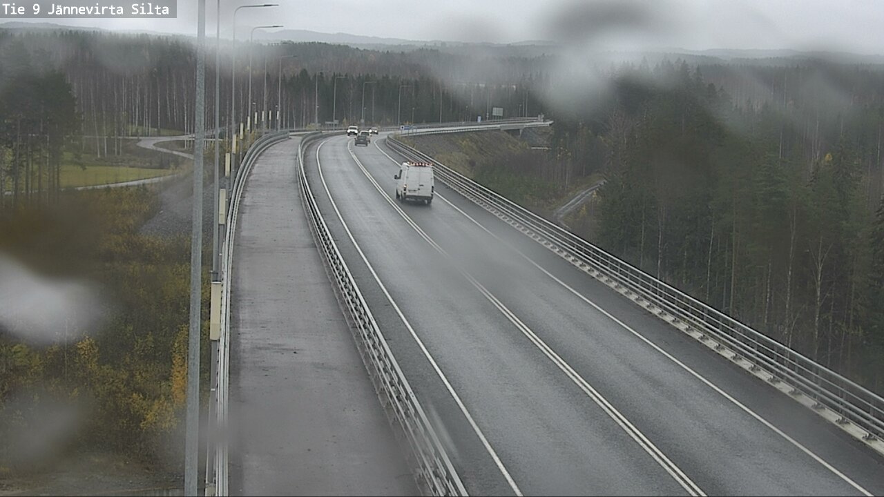 Weather Camera Image Väg 9 Kuopio, Jännevirran silta, Kuopio, Pohjois-Savo