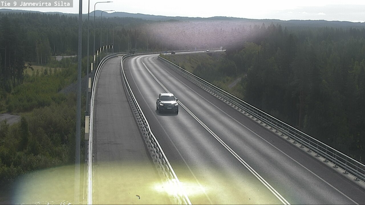 Weather Camera Image Road 9 Kuopio, Jännevirran silta, Kuopio, Pohjois-Savo