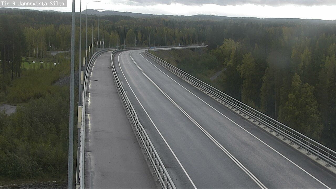 Weather Camera Image Road 9 Kuopio, Jännevirran silta, Kuopio, Pohjois-Savo