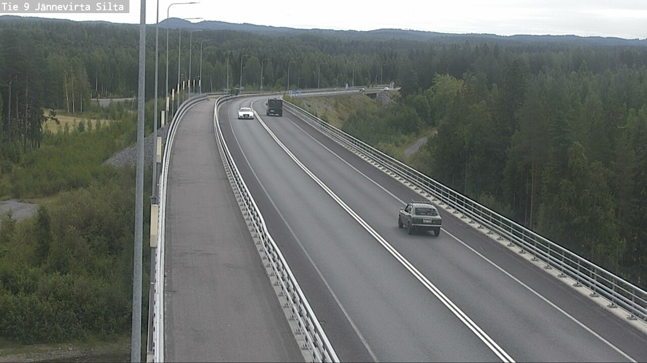 Weather Camera Image Road 9 Kuopio, Jännevirran silta, Kuopio, Pohjois-Savo
