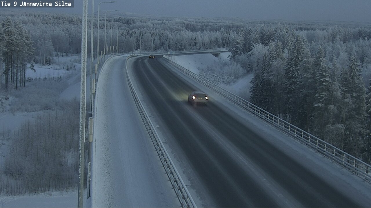 Weather Camera Image Väg 9 Kuopio, Jännevirran silta, Kuopio, Pohjois-Savo