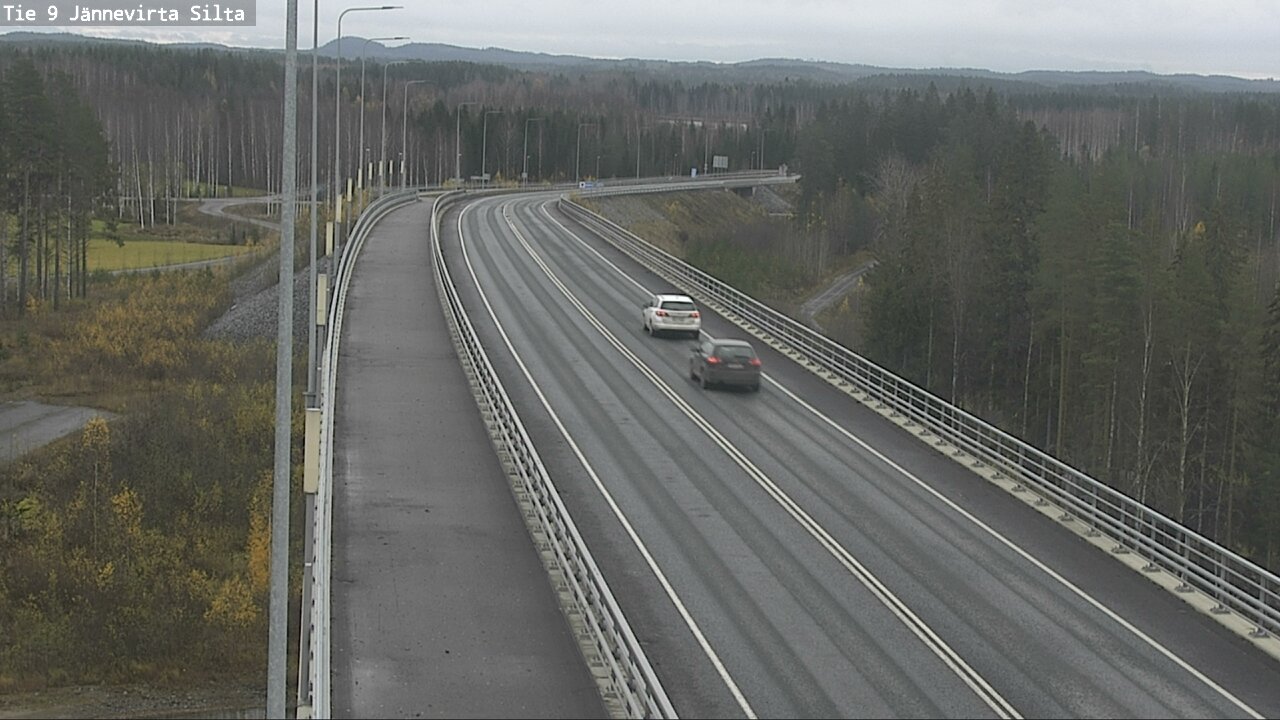 Weather Camera Image Väg 9 Kuopio, Jännevirran silta, Kuopio, Pohjois-Savo