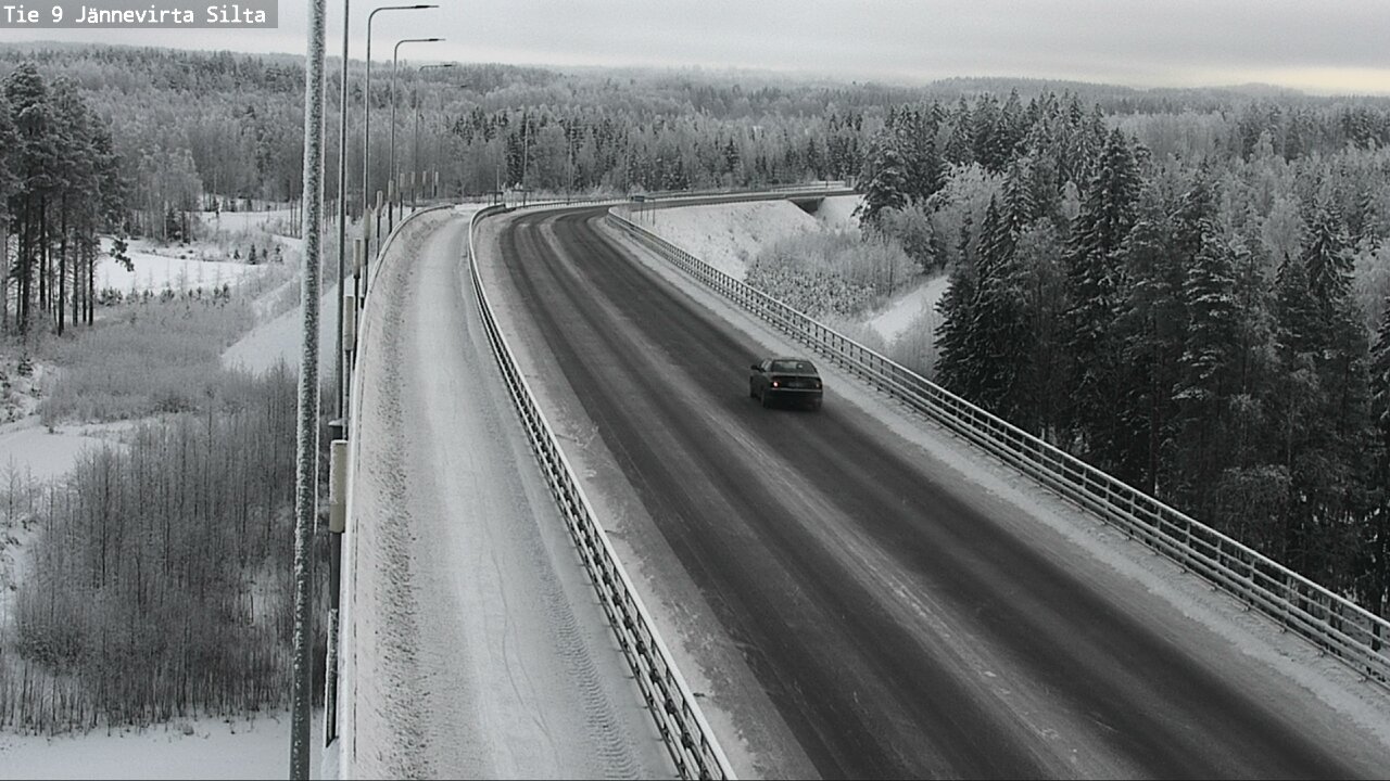 Weather Camera Image Väg 9 Kuopio, Jännevirran silta, Kuopio, Pohjois-Savo