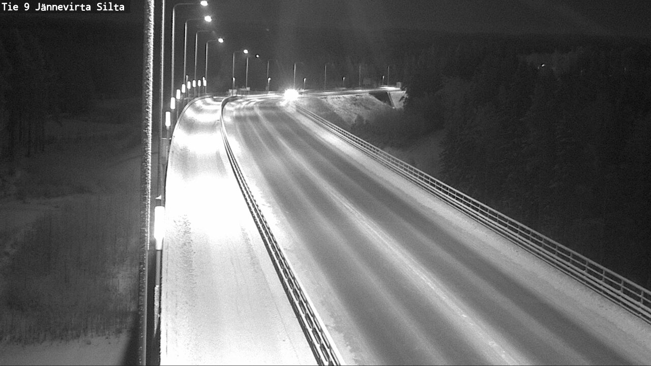 Weather Camera Image Väg 9 Kuopio, Jännevirran silta, Kuopio, Pohjois-Savo