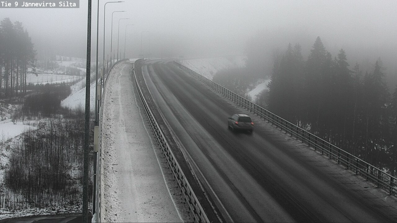 Weather Camera Image Road 9 Kuopio, Jännevirran silta, Kuopio, Pohjois-Savo
