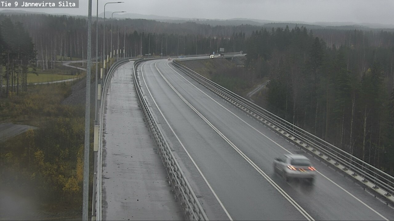 Weather Camera Image Väg 9 Kuopio, Jännevirran silta, Kuopio, Pohjois-Savo