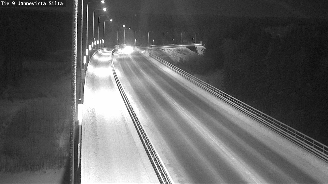 Weather Camera Image Väg 9 Kuopio, Jännevirran silta, Kuopio, Pohjois-Savo